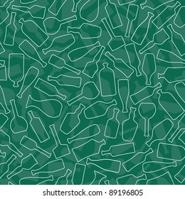 bottles seamless pattern background