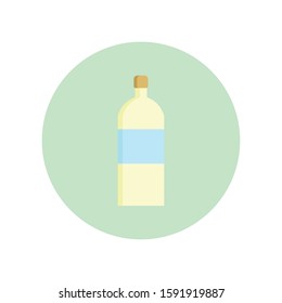  bottles simple illustration clip art vector