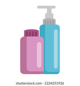 bottles splash cosmetic products