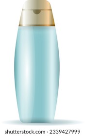 Bottles with spray, dispenser and dropper, cream jar, tube. Cosmetic package.
