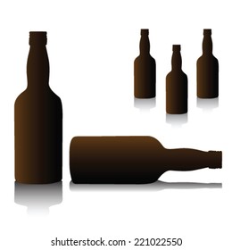 bottles vector illustration