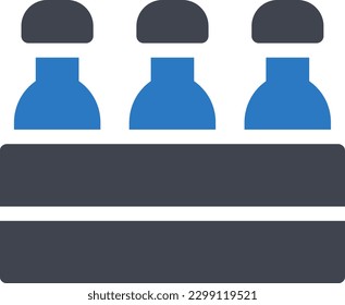 bottles  Vector illustration on a transparent background. Premium quality symmbols. Glyphs vector icons for concept and graphic design. 
