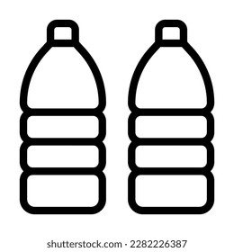 Bottles Vector Line Icon Design