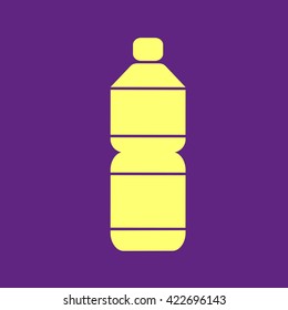 Bottles of water vector.