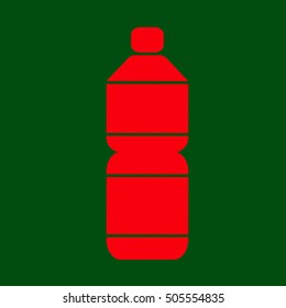 Bottles of water vector.