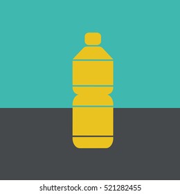 Bottles of water vector.