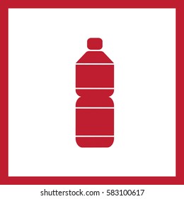 Bottles of water vector.