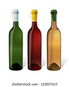 Bottles of wine