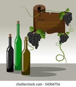 Bottles of wine