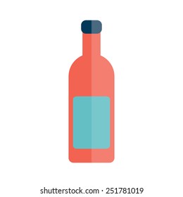 bottle.vector illustration.