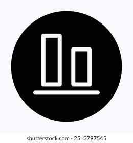 Bottom Align Tool Icon, Alignment, 