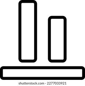 Bottom alignment Vector Icon Design Illustration