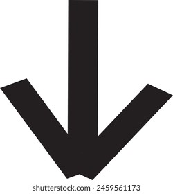 Bottom Arrow Vector Icon design eps 10