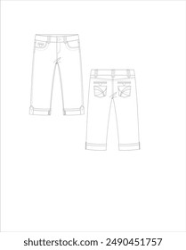Bottom collection, denim, non denim, trouser, cargo pant,