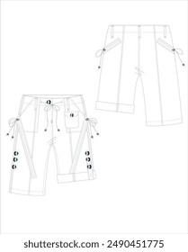 Colección inferior, denim, no denim, pantalón, pantalón de cargo,