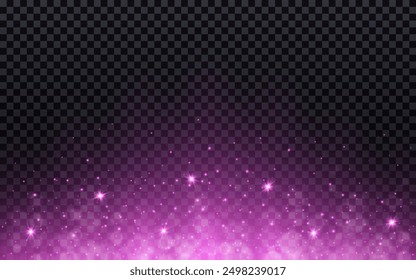 Bottom light pink bokeh background. Abstract pink bokeh light with sparkle background.