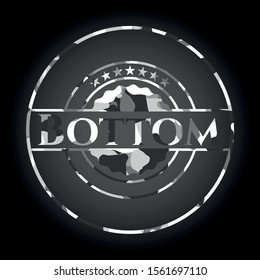 Bottom on grey camouflage pattern