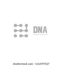 Bottom structure. Molecular and genetic mesh. Medicine and science. Vector graphics