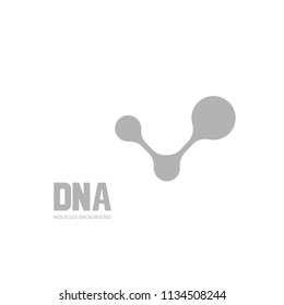 Bottom structure. Molecular and genetic mesh. Medicine and science. Vector graphics