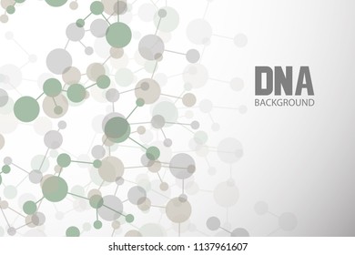 Bottom structure. Molecular and genetic mesh. Medicine and science. Vector graphics