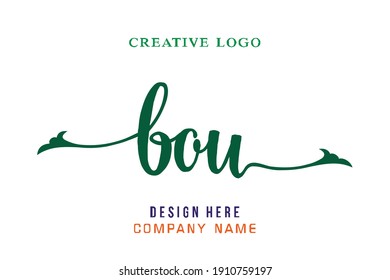 El logotipo de la inscripción de la BOU es sencillo, fácil de entender y autoritario
