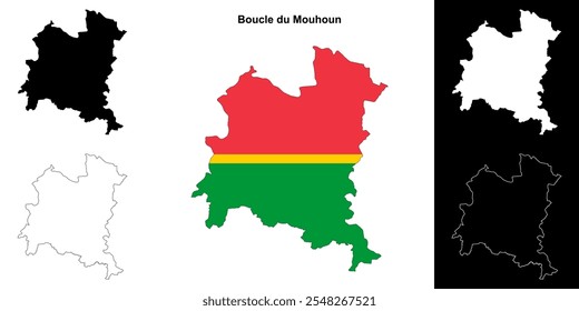 Mapa de Boucle du Mouhoun