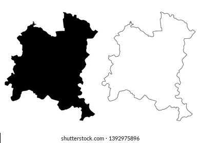 Boucle du Mouhoun Region (Regions of Burkina Faso, Burkina Faso) map vector illustration, scribble sketch Boucle du Mouhoun map