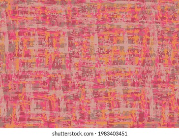 Tejido de tela de fondo de tejido, textura de tela de tejido empalado de rayas variadas de fondo. Patrón sin incandescencias con tela teñida, lavada en otoño con fondo de angustia texturado. Patrón sin inconvenientes
