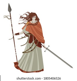 boudica ancient celtic barbarian female warrior