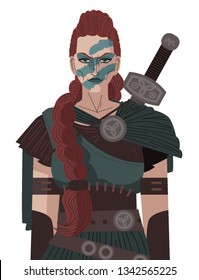 Boudica ancient celtic barbarian queen female warrior