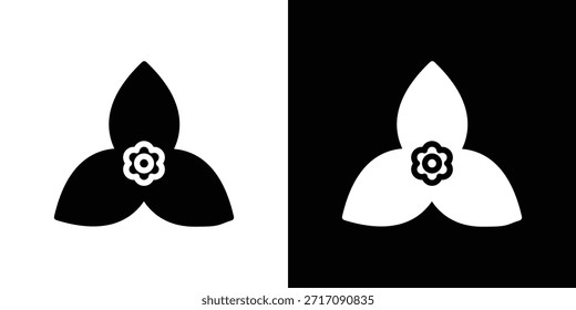 Conjunto de iconos de buganvillas Diseño de Vector para concepto móvil y Diseño web.