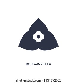 bougainvillea icon. Simple element illustration from nature concept. bougainvillea editable symbol design on white background. Can be use for web and mobile.
