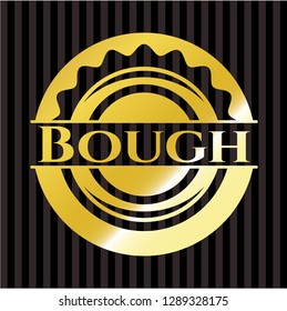 Bough golden badge or emblem