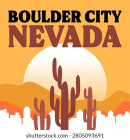 Boulder City, Nevada, with its captivating and stunning natural scenery