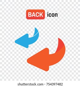 Bounce Back. Flip Over Or Turn Vector Icon