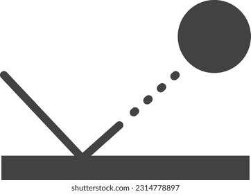 Bounce icon vector image. Suitable for mobile application web application and print media.