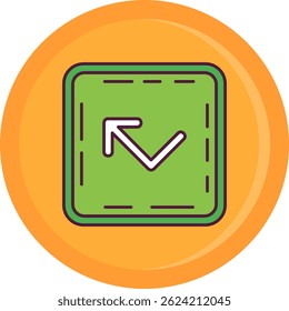 Diseño de icono de Vector de línea de rebote