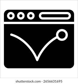 Elemento de icono de tasa de rebote para diseño