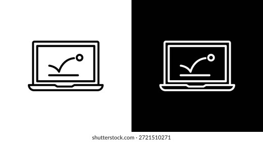 Elemento de logotipo do ícone de taxa de rejeição. Ilustração vetorial. EPS10