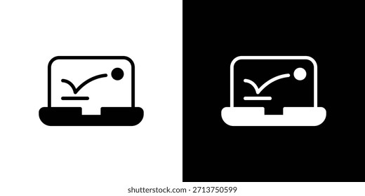 Icono de tasa de rebote. Ilustración vectorial. Silueta en color negro