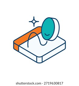 Icono de tasa de rebote Vector ilustración de stock