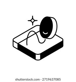 Icono de tasa de rebote Vector ilustración de stock