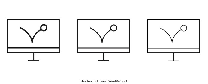Bounce rate icon for Website or Apps Elements, Logo. Pixel vector graphics