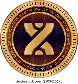 Imágenes de criptomonedas bouncebit-bb sobre fondo abstracto. Ilustraciones 3D.