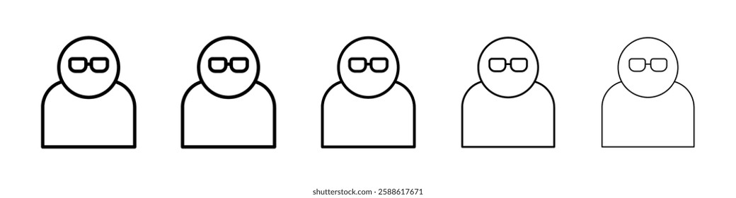 Bouncer icon Vector logo sign