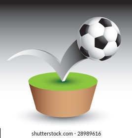 bouncing soccer ball