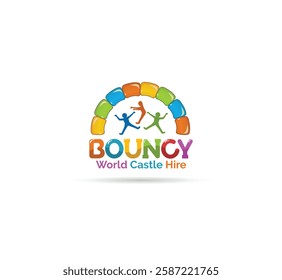 Bouncy castle hire vector design