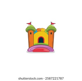 Bouncy castle hire vector design