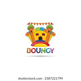 Bouncy castle hire vector design