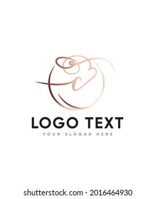 A Bouncy And Charming Calligraphy Font Type C Logo Template, Vector Logo For Business And Company Identity 